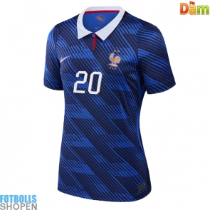 Billiga Frankrike Desire Doue #20 Hemmatröja Dam VM 2026 Kortärmad